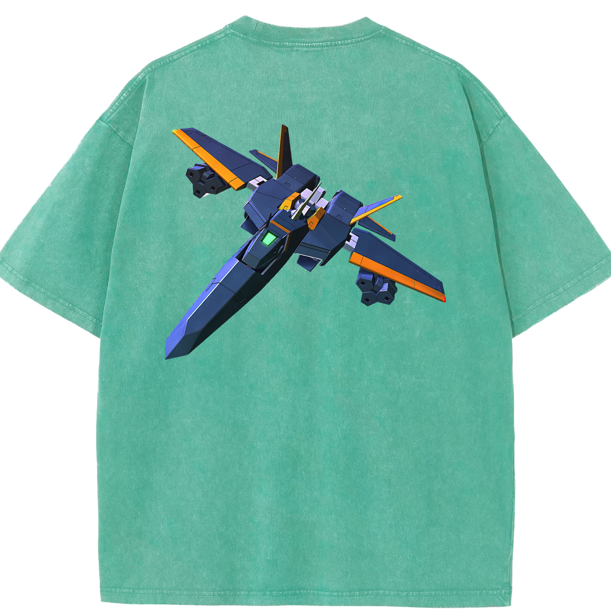 （画像用） 機動戦士ガンダム Mobile Suit Gundam 綿100% ヴィンテージ風 半袖Tシャツ（背面プリント）